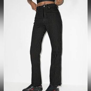 Reformation Georgia pinstripes jeans